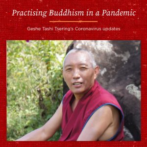 Read more about the article Practising Buddhism in a Pandemic – Geshe Tashi Tsering’s Coronavirus Update 22nd July